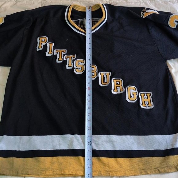 Tom Barasso Pittsburgh Penguins Large Away Vintage Jersey - Picture 3 of 4